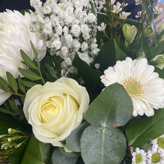 Florist Choice Bouquet White & Green