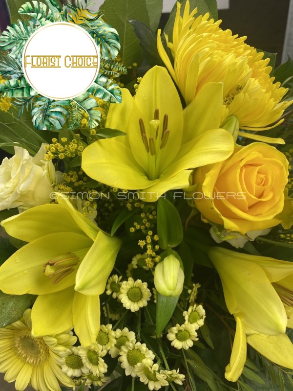 Florist Choice Bouquet Yellow & Cream