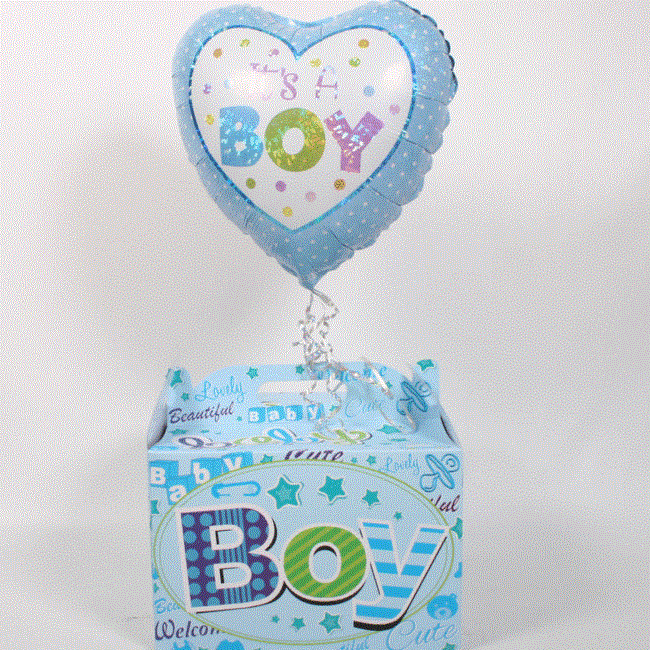 Baby Boy Balloon Box