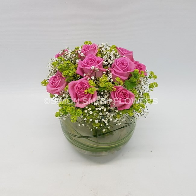 Baby Girl Rose Vase